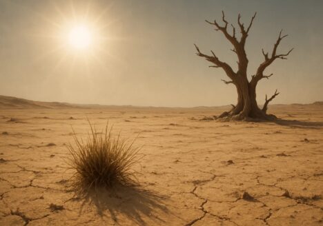 Symbolbild: Eine lebensfeindliche Wüstenlandschaft
